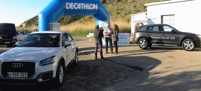 Huertas Motor Audi se sube a la bici por una buena causa