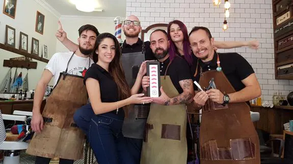 El equipo de la Barbería de Diego