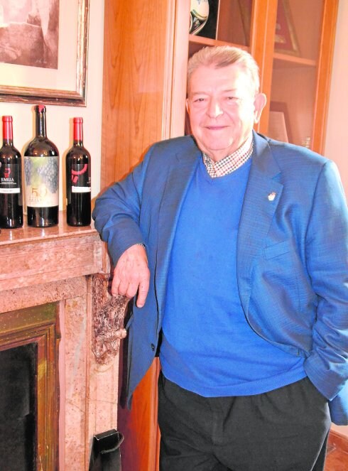 Pedro Lencina, presidente del Consejo Regulador de la DOP Vinos de Jumilla. LOLA TOMÁS