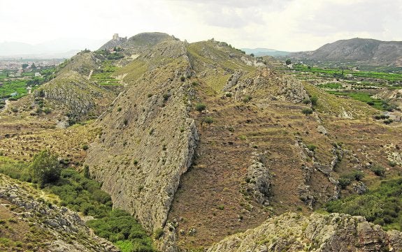 Paraje muleño donde se ubica el yacimiento del Cigarralejo, aún pendiente de excavar. 