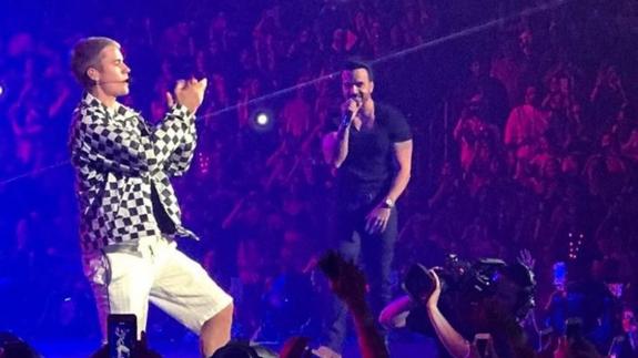 Luis Fonsi y Justin Bieber.