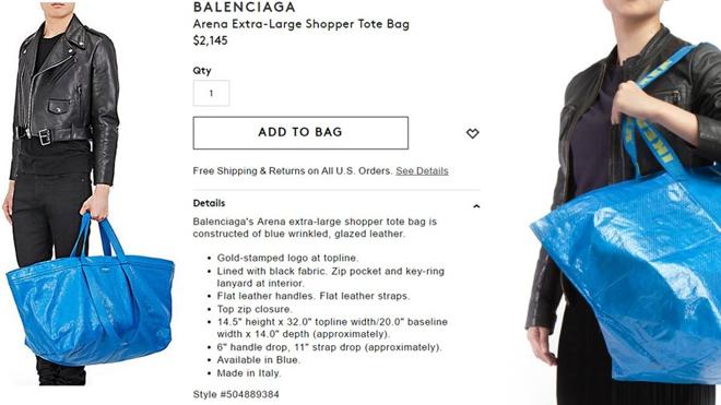 Ikea burla de Balenciaga por su último diseño, muy parecido a icónica bolsa azul | La Verdad