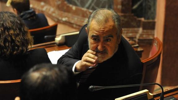 Tovar, durante la segunda sesión del debate de investidura. 