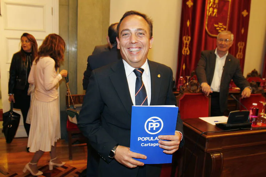 Francisco Espejo, en la sesión del Pleno del pasado mes de febrero.