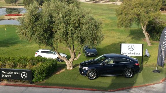 Dimovil aprovechó la ocasión para mostrar algunos de los vehículos Mercedes-Benz y Smart que comercializa en sus concesiones de Murcia y Cartagena.
