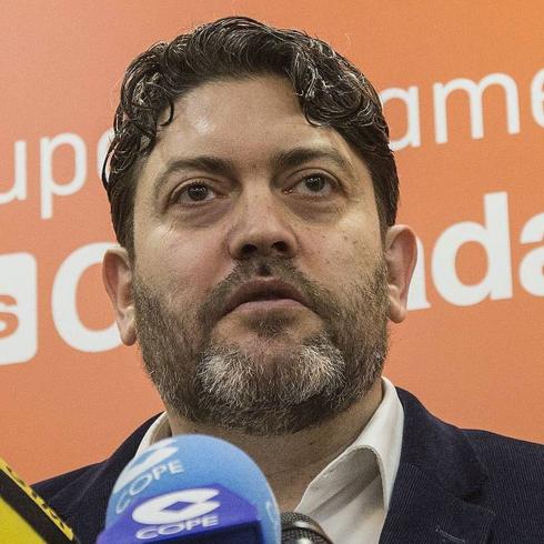 Miguel Sánchez, portavoz regional de Ciudadanos.