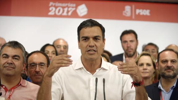 Pedro Sánchez, secretario general del PSOE. 