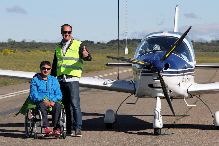 Un bautismo de vuelo muy especial