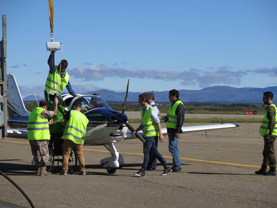 Un bautismo de vuelo muy especial