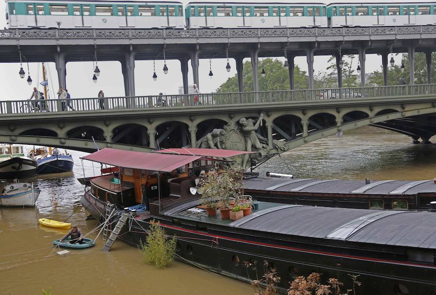 El temporal en Francia deja imágenes impactantes