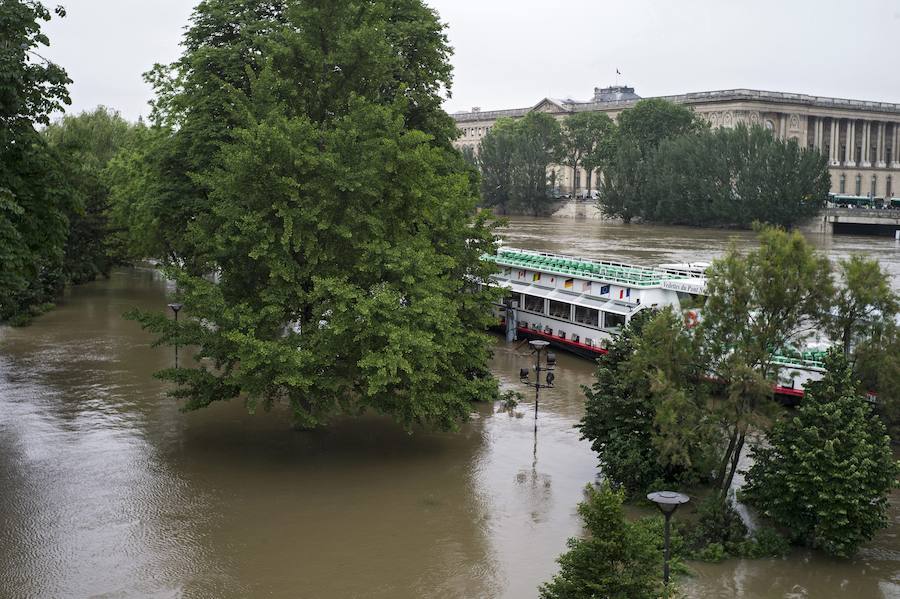 El temporal en Francia deja imágenes impactantes