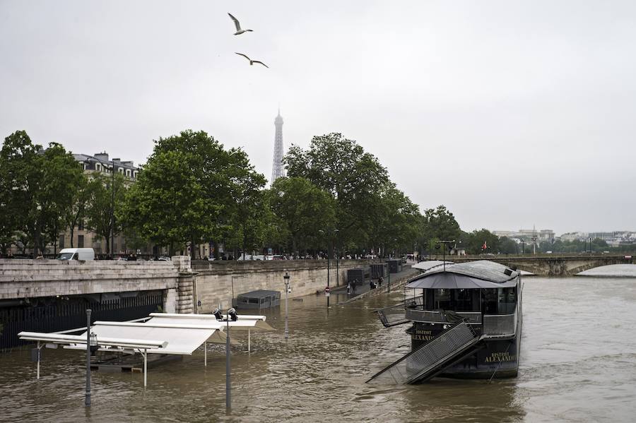 El temporal en Francia deja imágenes impactantes