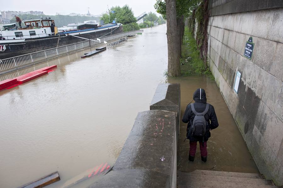 El temporal en Francia deja imágenes impactantes