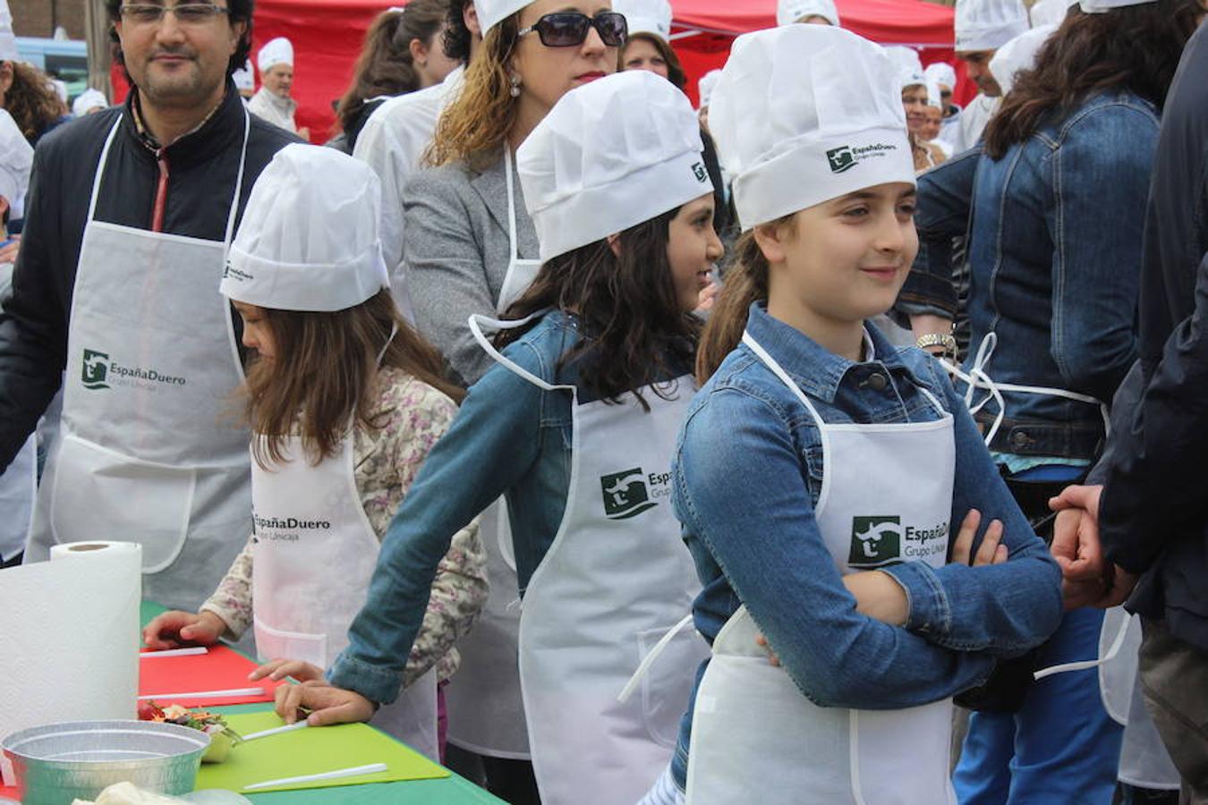 Cocinando en familia