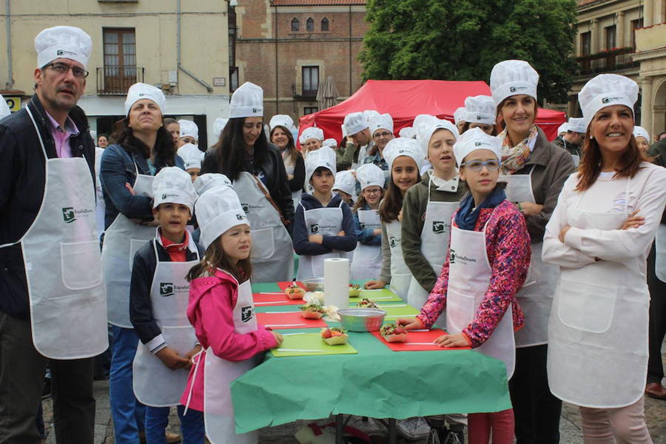 Cocinando en familia