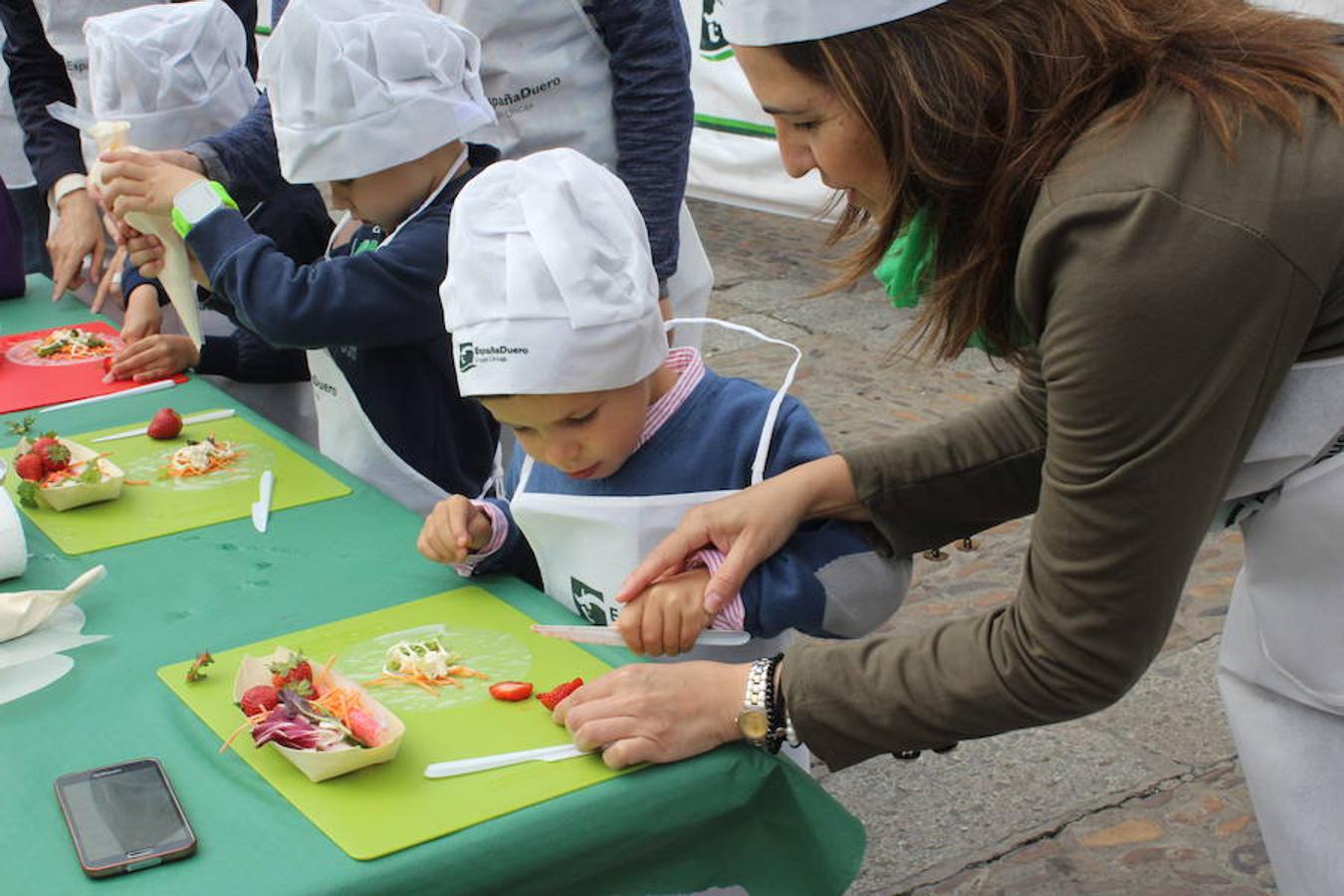Cocinando en familia