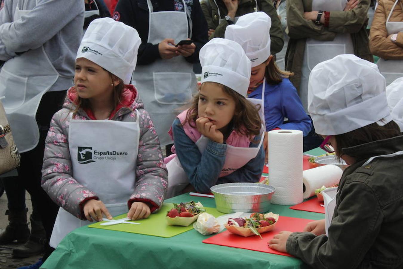 Cocinando en familia