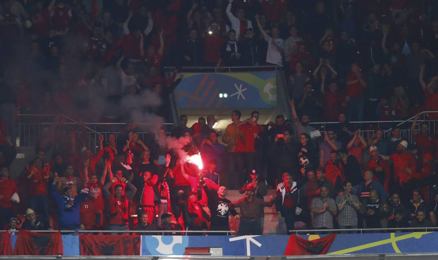 Las mejores imágenes del Rumanía-Albania