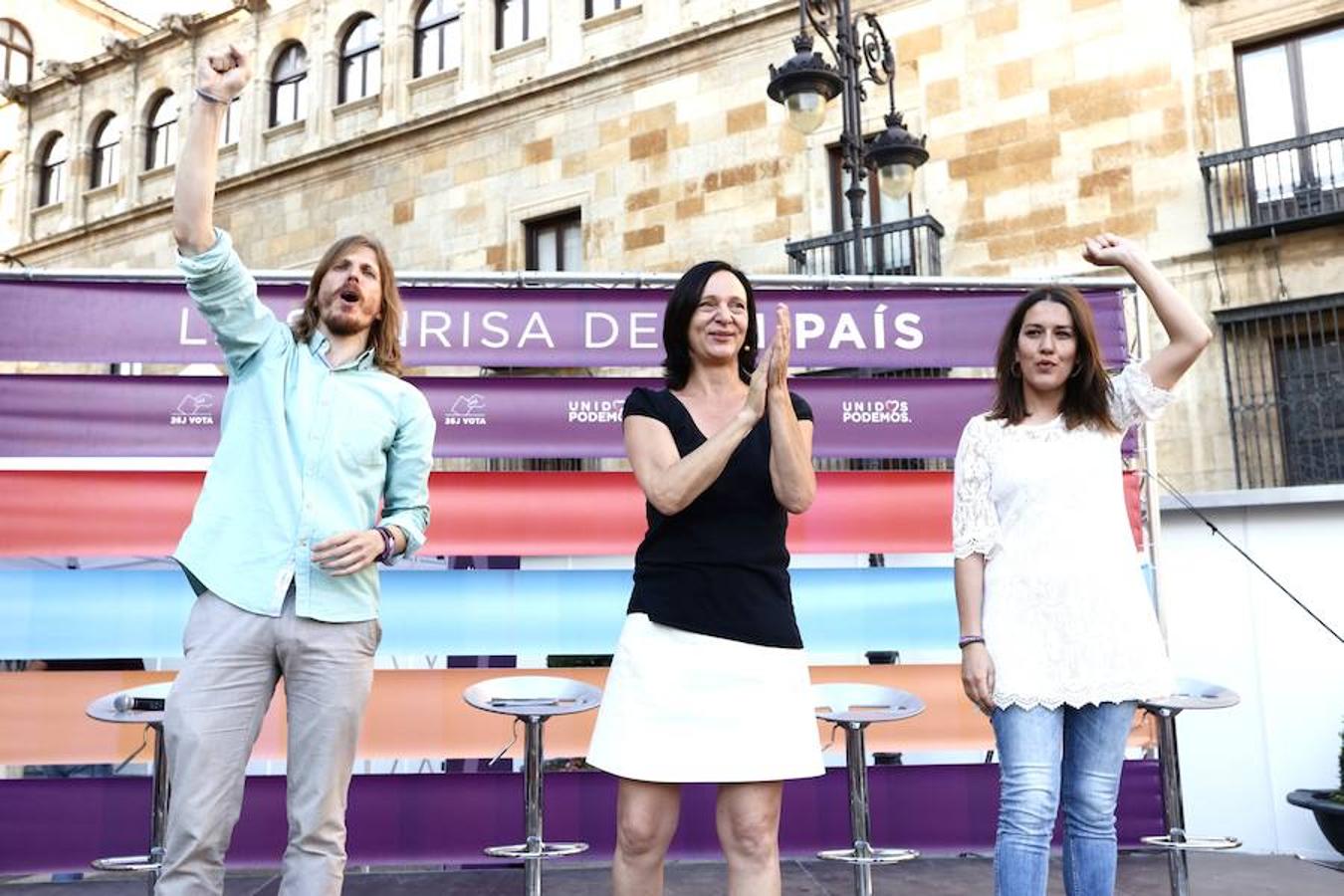 Unidos Podemos saca músculo en Botines