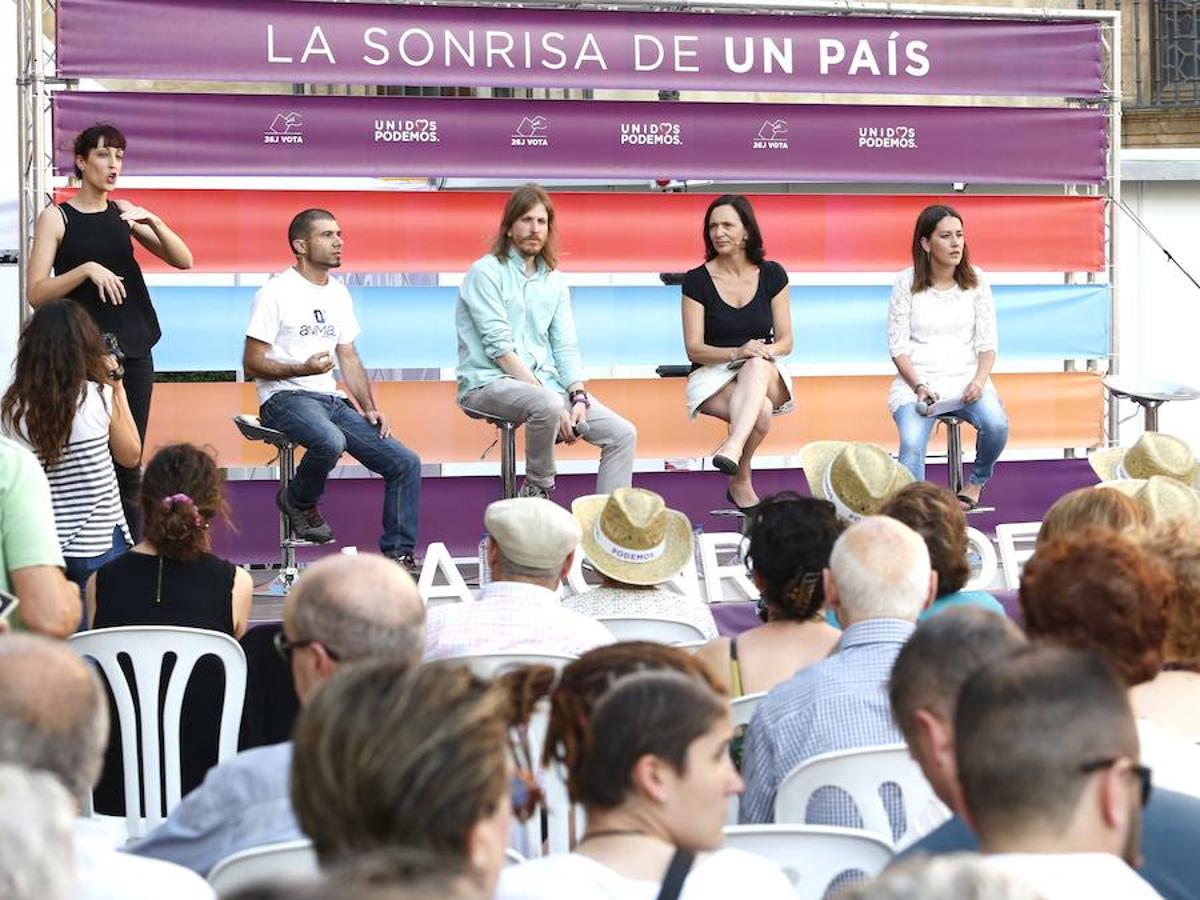 Unidos Podemos saca músculo en Botines