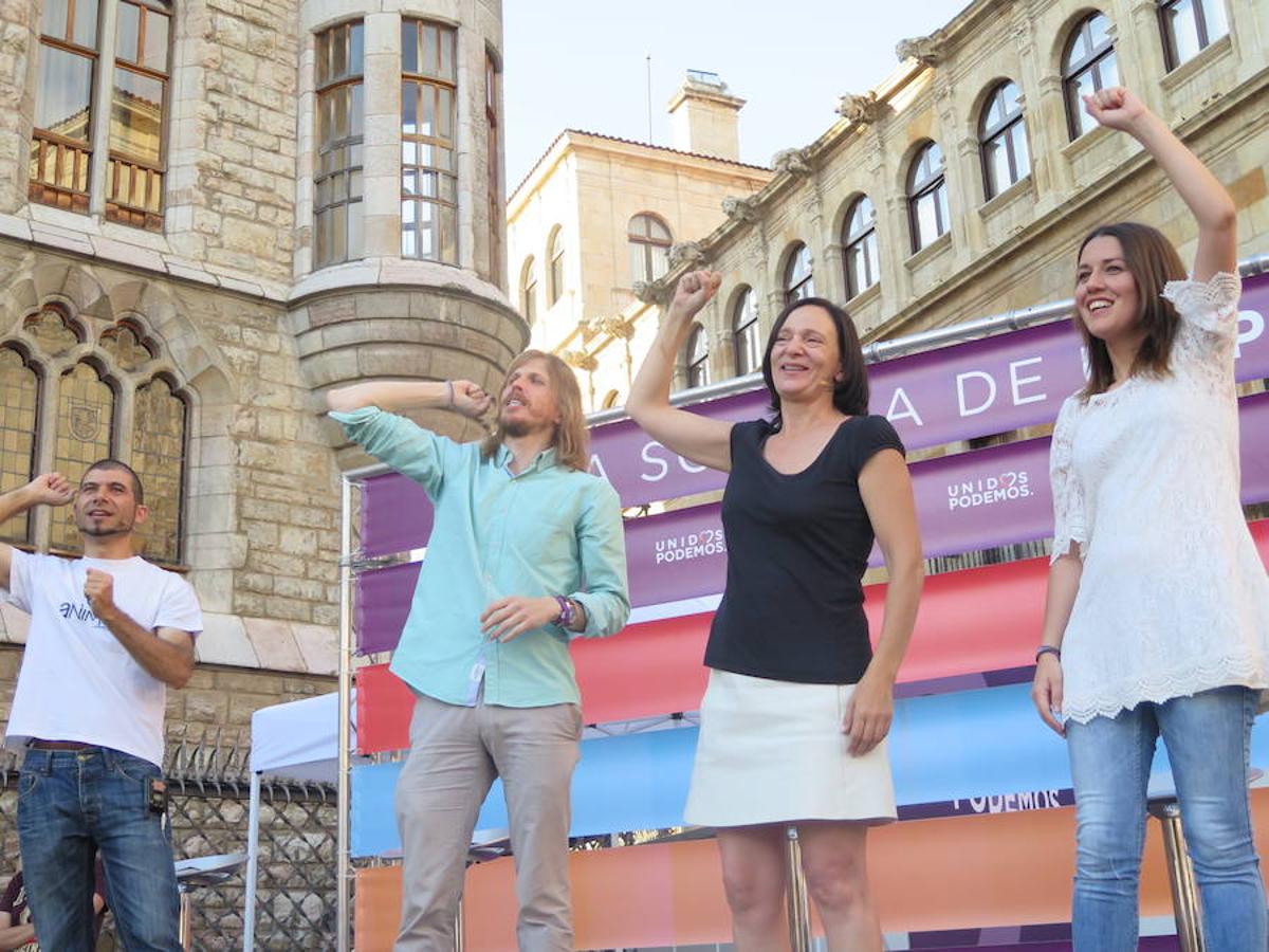 Unidos Podemos saca músculo en Botines