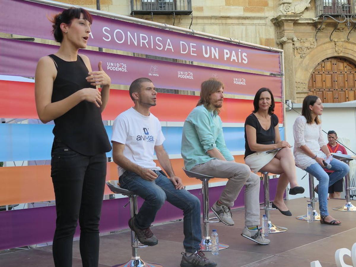 Unidos Podemos saca músculo en Botines