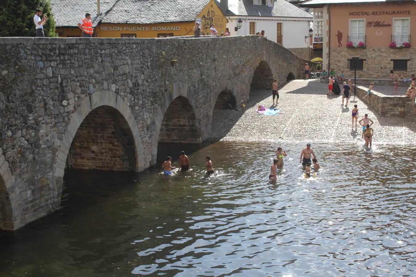 Molinaseca, la playa sin arena