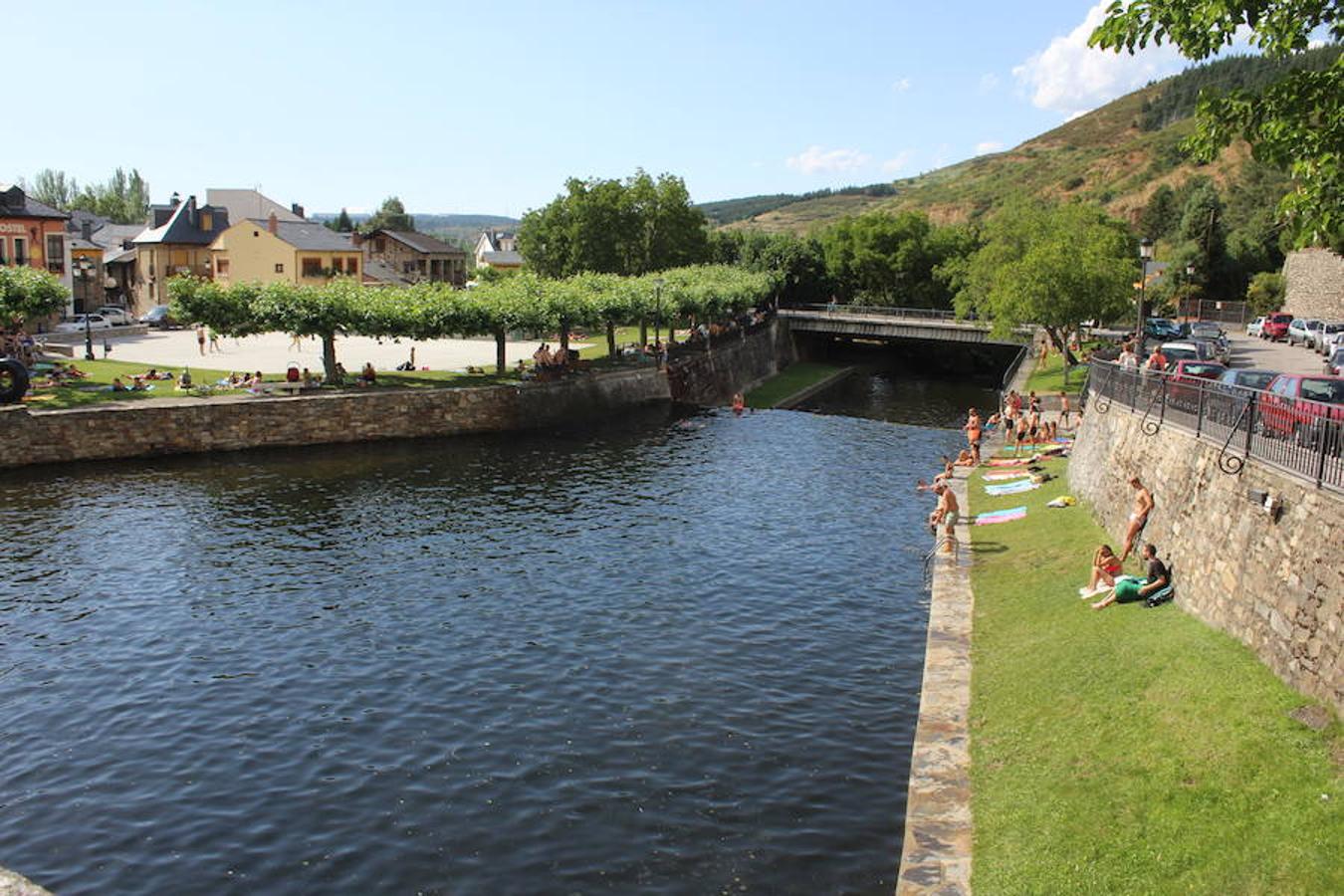 Molinaseca, la playa sin arena