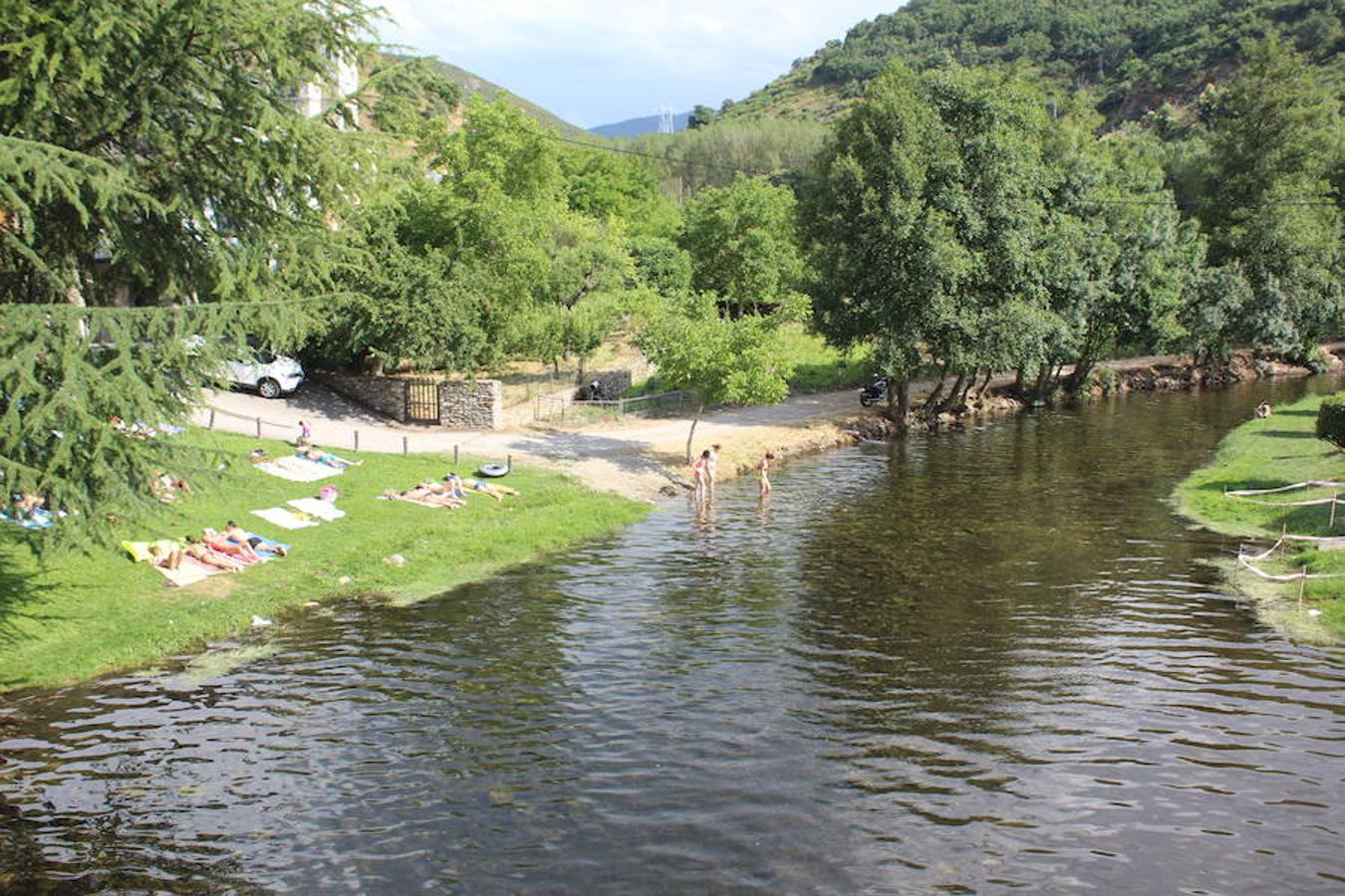 Molinaseca, la playa sin arena
