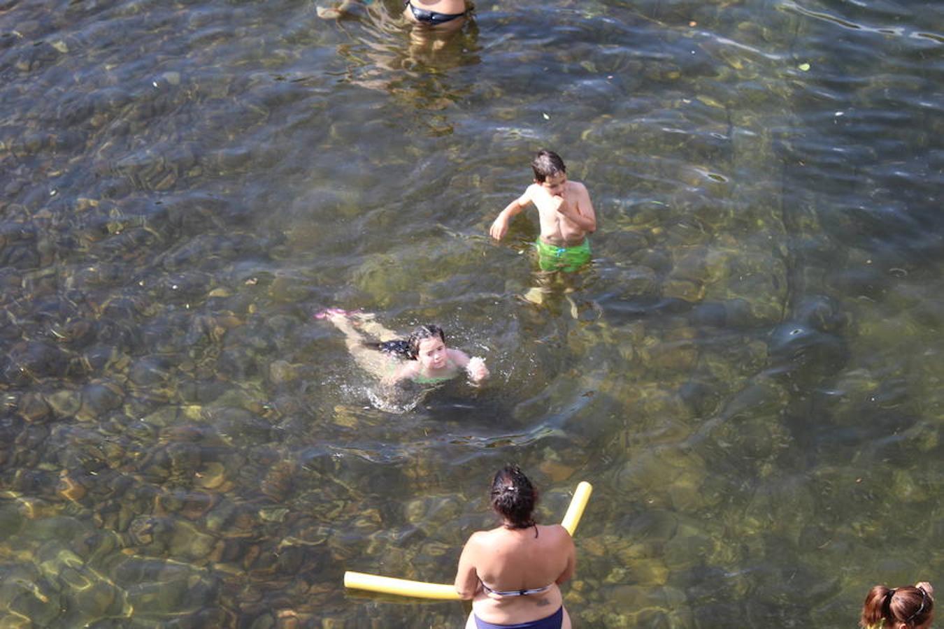 Molinaseca, la playa sin arena