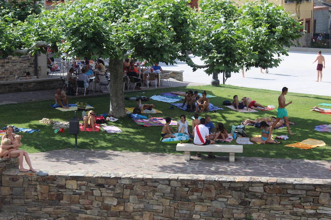 Molinaseca, la playa sin arena