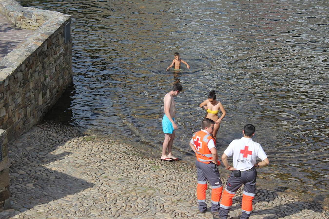 Molinaseca, la playa sin arena