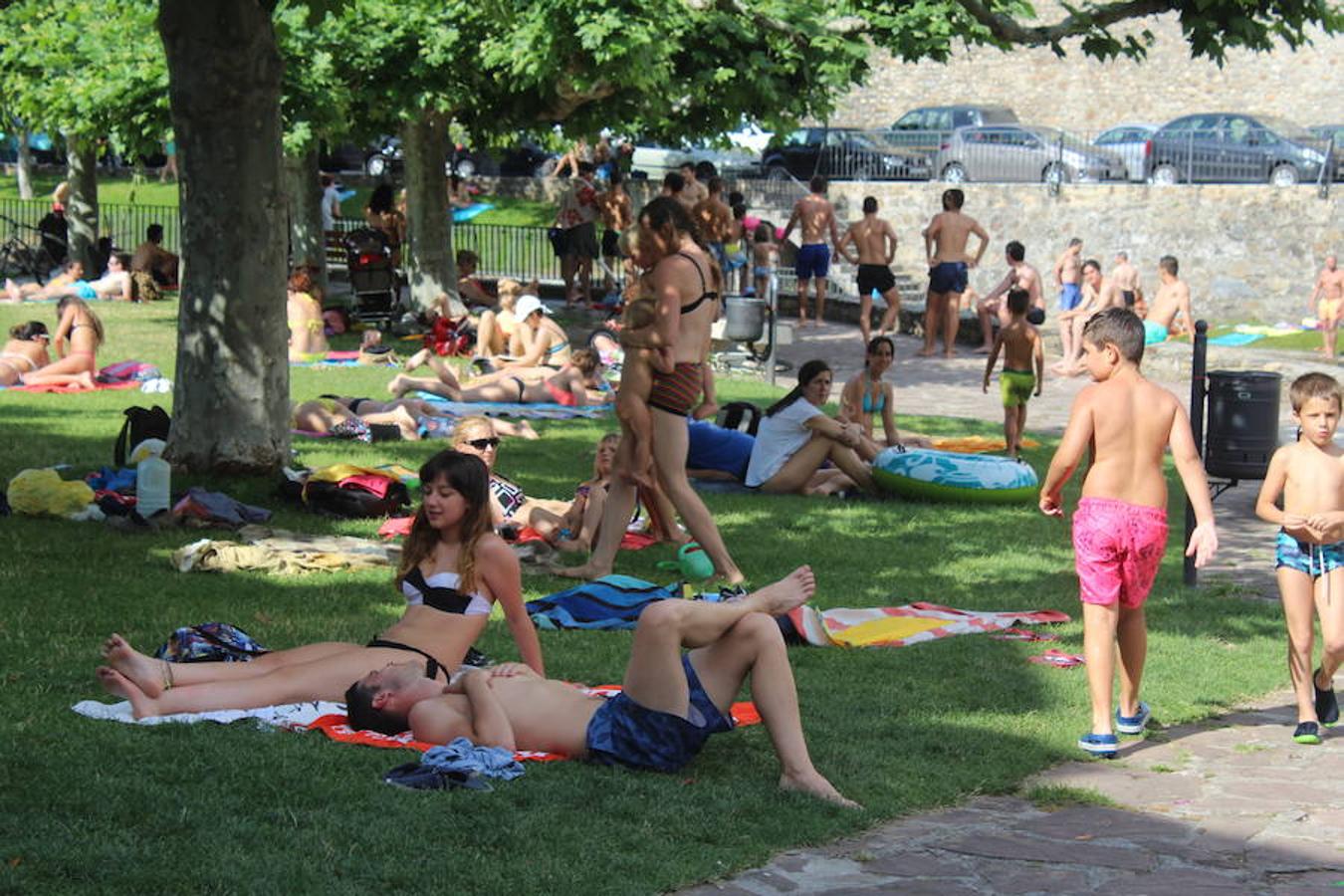 Molinaseca, la playa sin arena