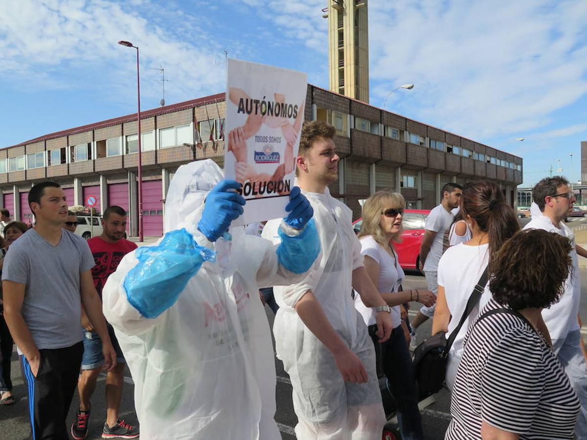 Los autónomos de Embutidos Rodríguez salen a la calle