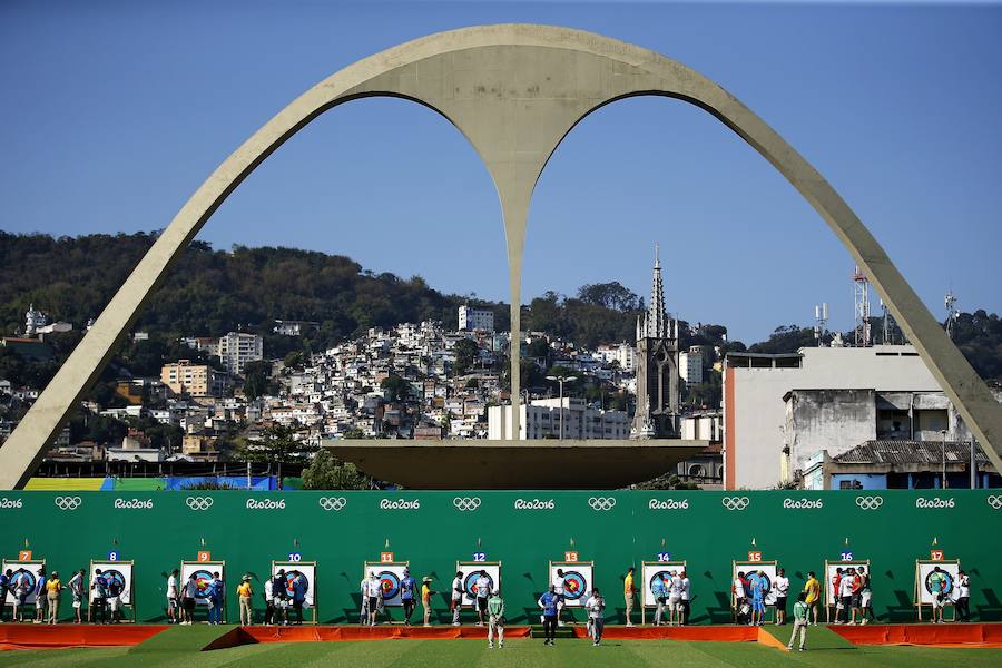 Tiro con arco, día uno