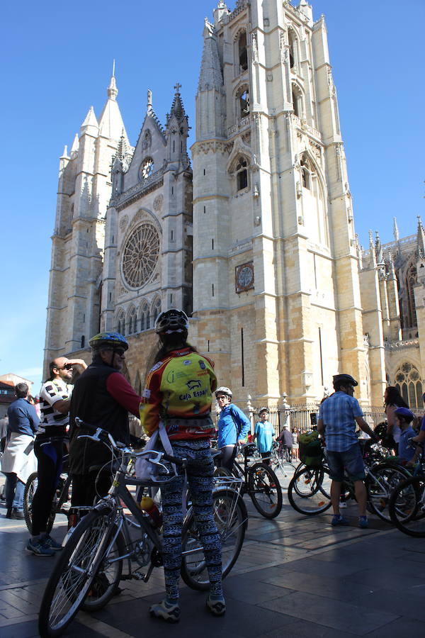 Las bicicletas toman León