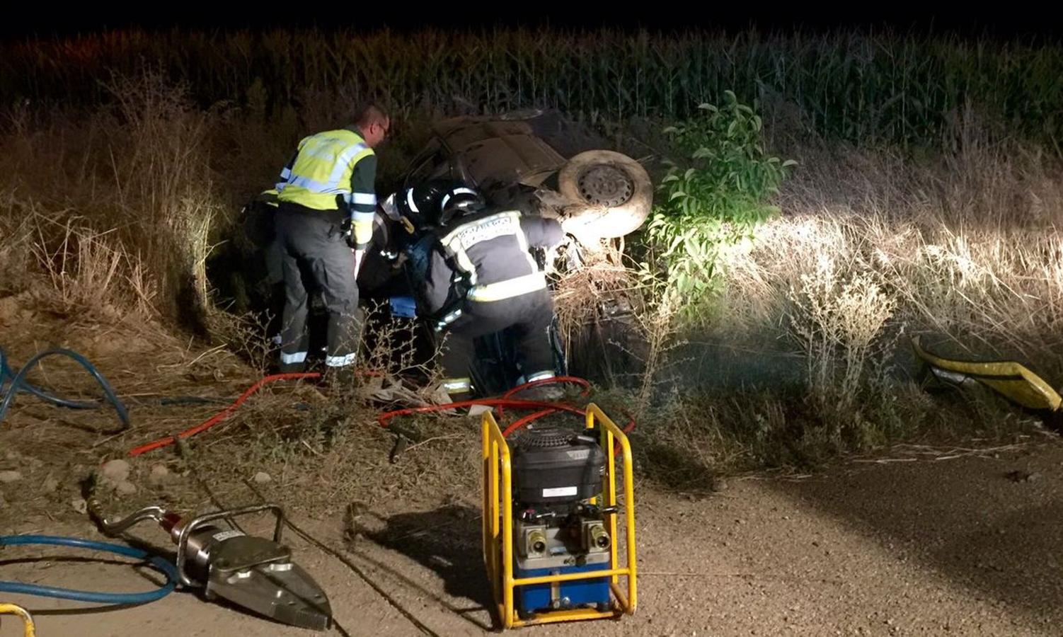 Accidente en Villalobar