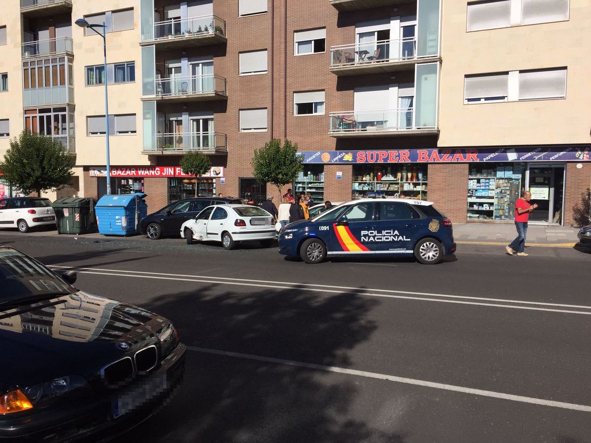 Accidente en la Avenida Gutiérrez Mellado
