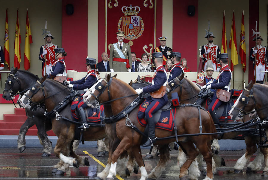 El primer desfile de la Fiesta Nacional con un Gobierno en funciones