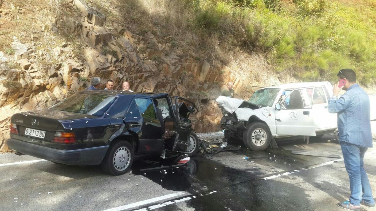 Accidente mortal en Cuevas del Sil