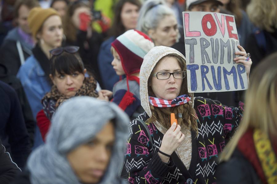 Las protestas contra Trump no cesan