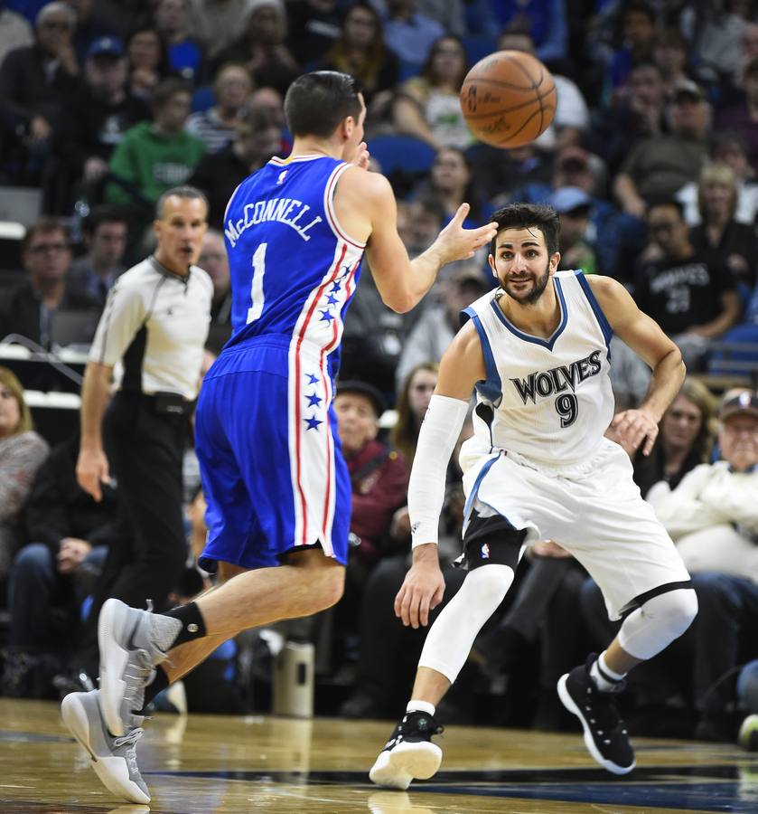 Sergio Rodríguez y Ricky Rubio, duelo español en la NBA