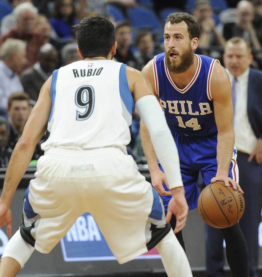 Sergio Rodríguez y Ricky Rubio, duelo español en la NBA