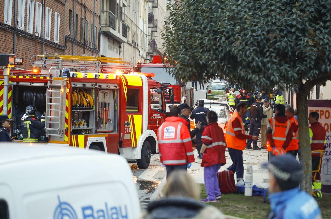 Explosión de gas en Salamanca