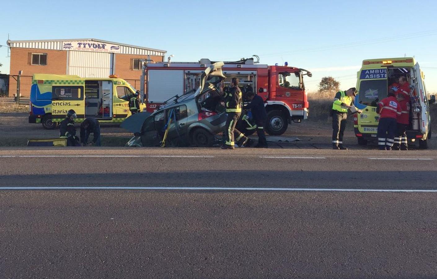 Accidente en Valverde