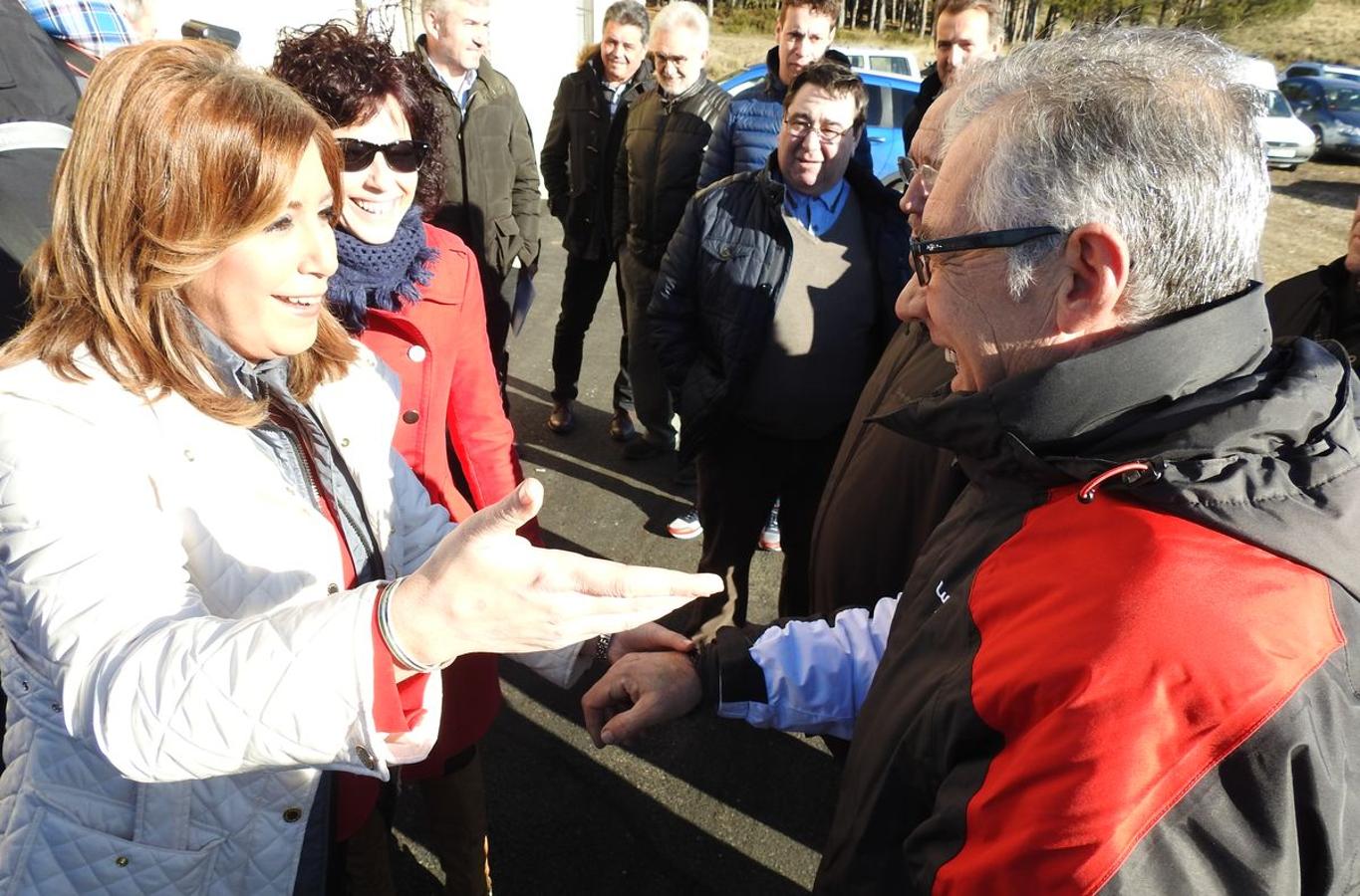 Susana Díaz con la minería