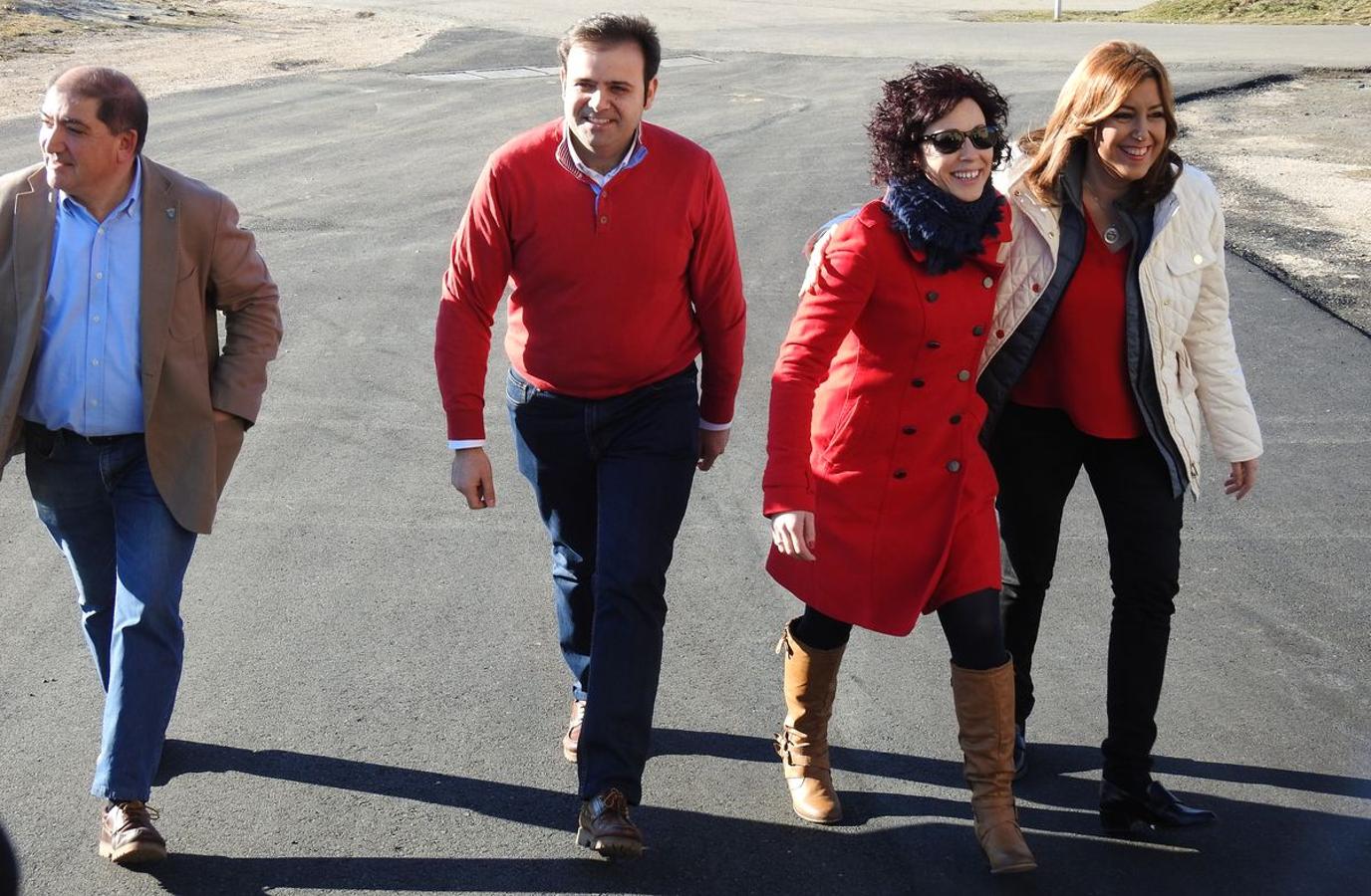 Susana Díaz con la minería