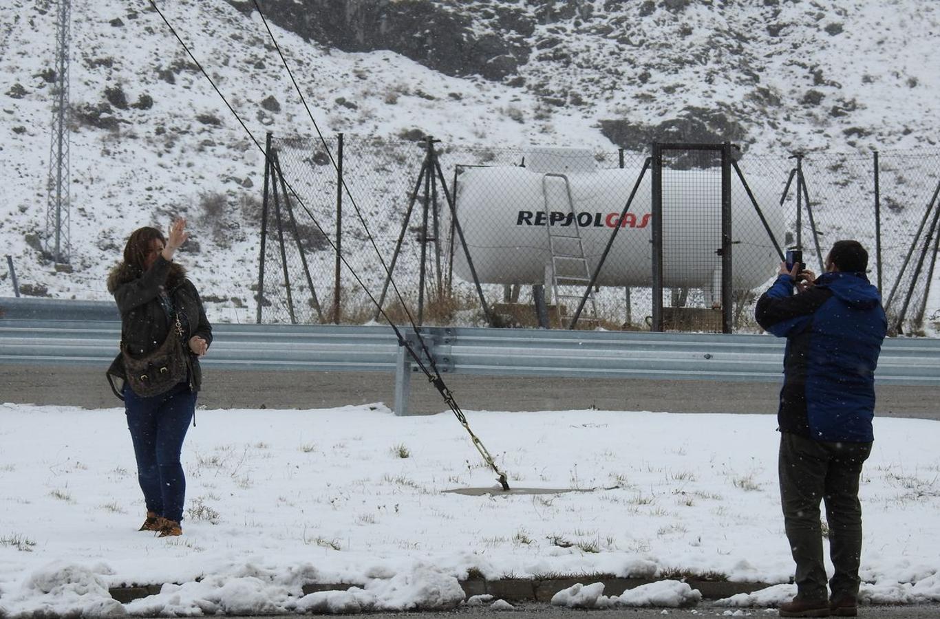 Así está la autopista del Huerna