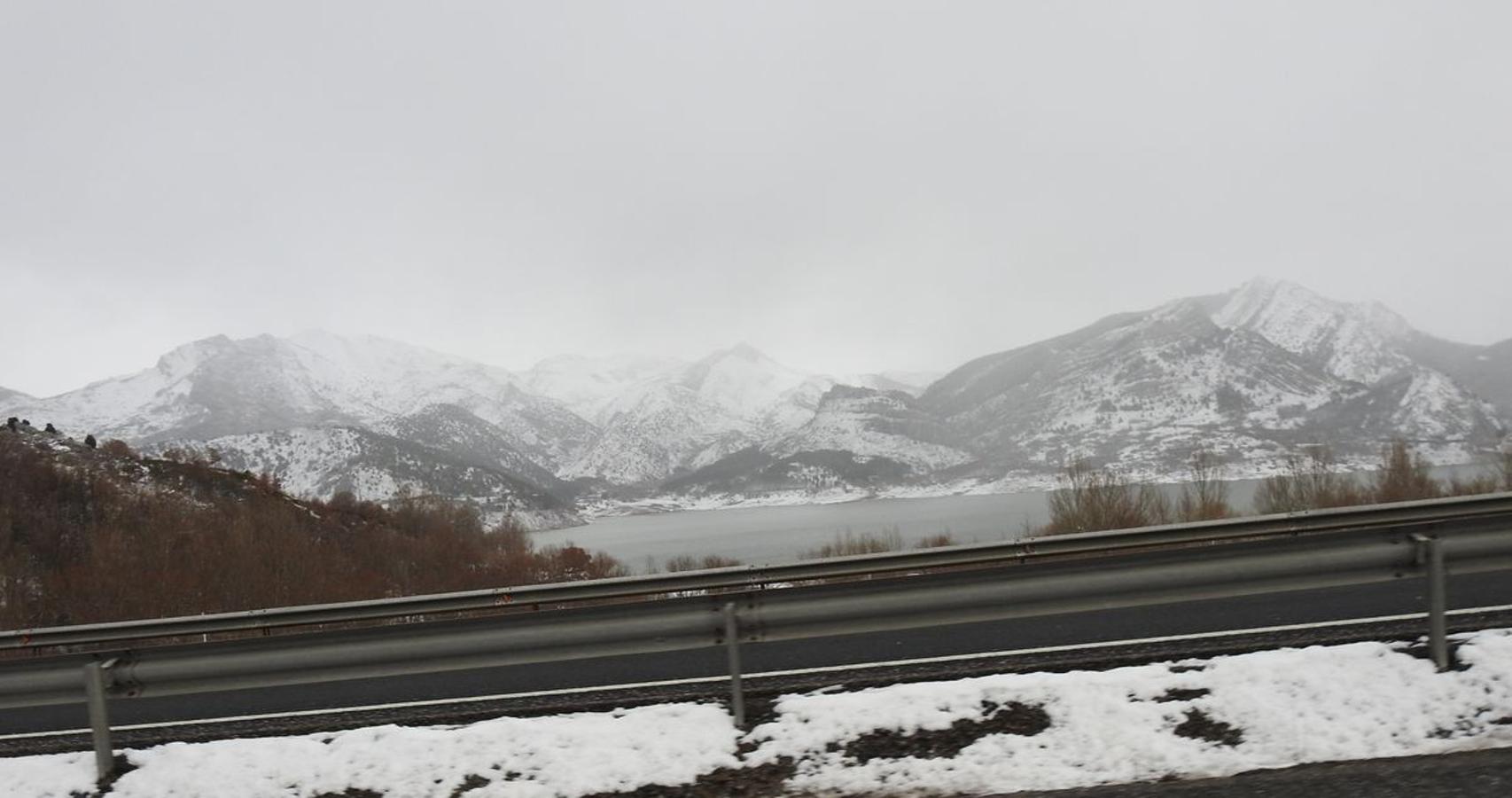 Así está la autopista del Huerna