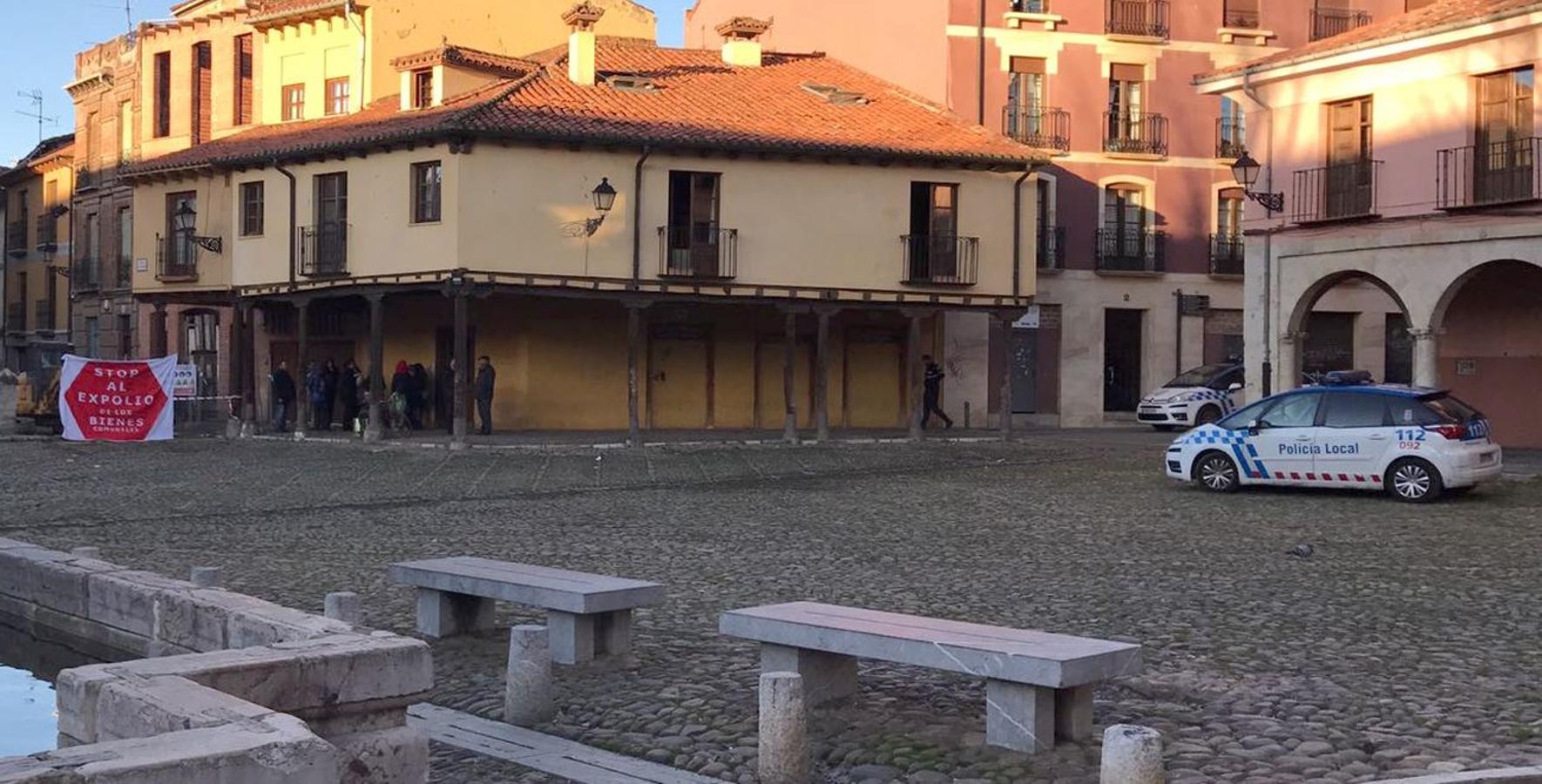 VIgilancia en la Plaza del Grano